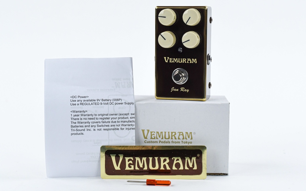Vemuram Jan Ray Overdrive | The Fellowship of Acoustics